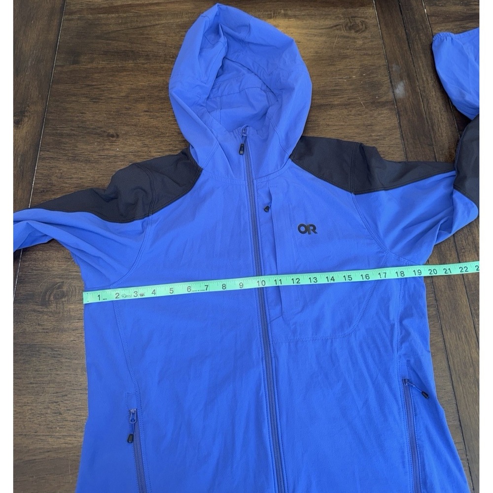 Outdoor Research Women's M Ferrosi Hoodie Jacket Blue Hiking Full Zip 287624 - Picture 9 of 10